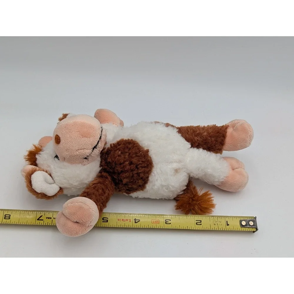 Rudolf Schaffer Cow Plush Brown White Spotted Stuffed Animal Farm